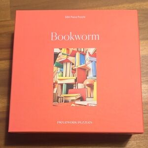 Bookworm 500-Piece Puzzle - Coral